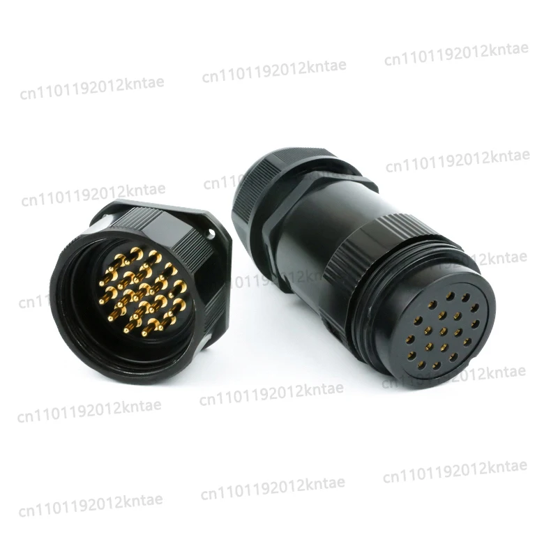 Multipin 19 Pin Female Plug Male Socket Power Style Connector