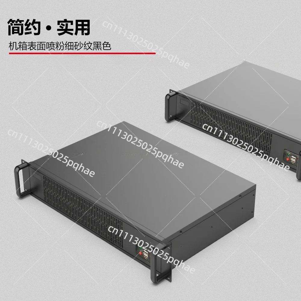 2U Server Chassis EATX Industrial Control Case Full Height Graphics Card Redundant Power Supply 19 Inch Cabinet Air Cooling