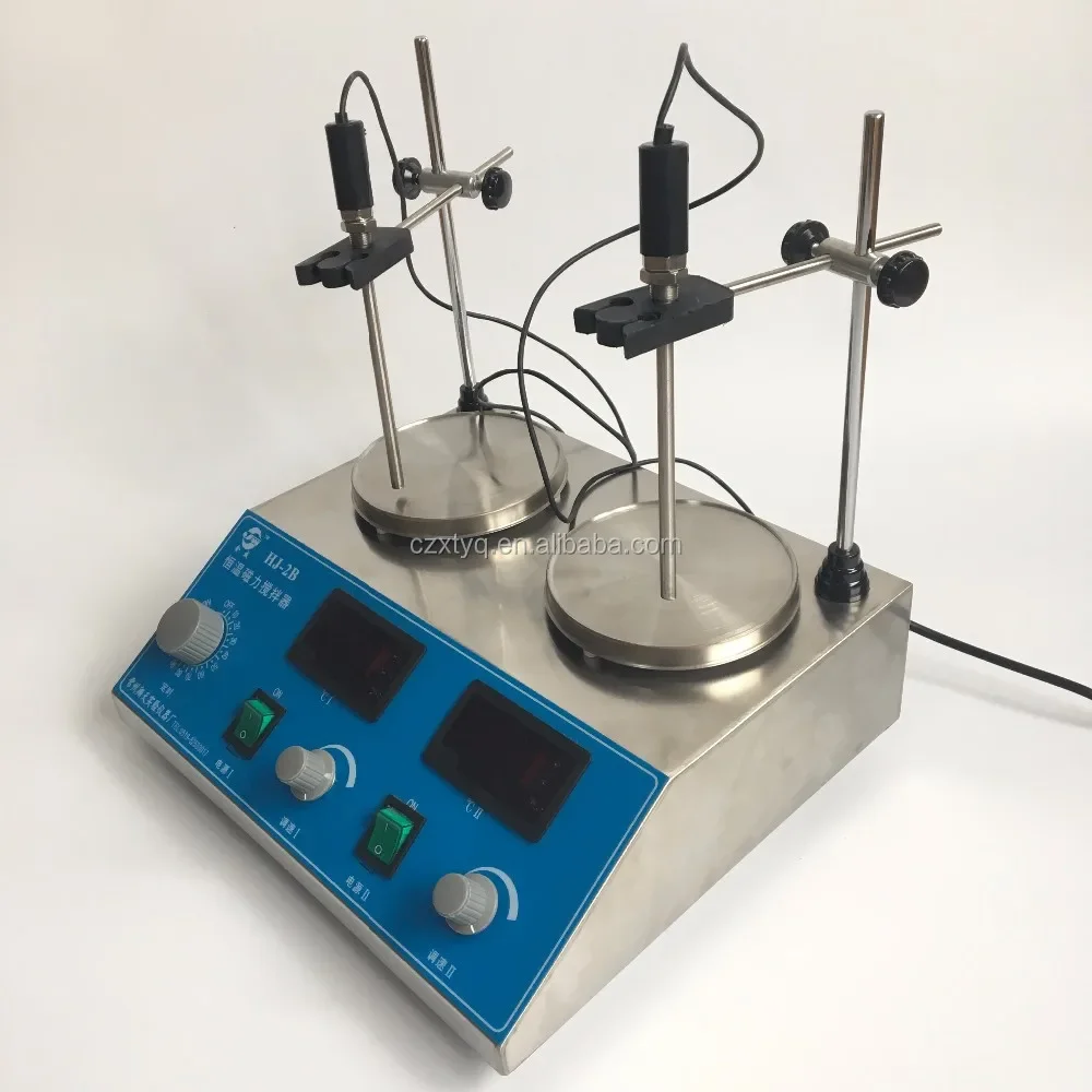 HJ-2B 2 Position Magnetic Stirrer with Hotplate