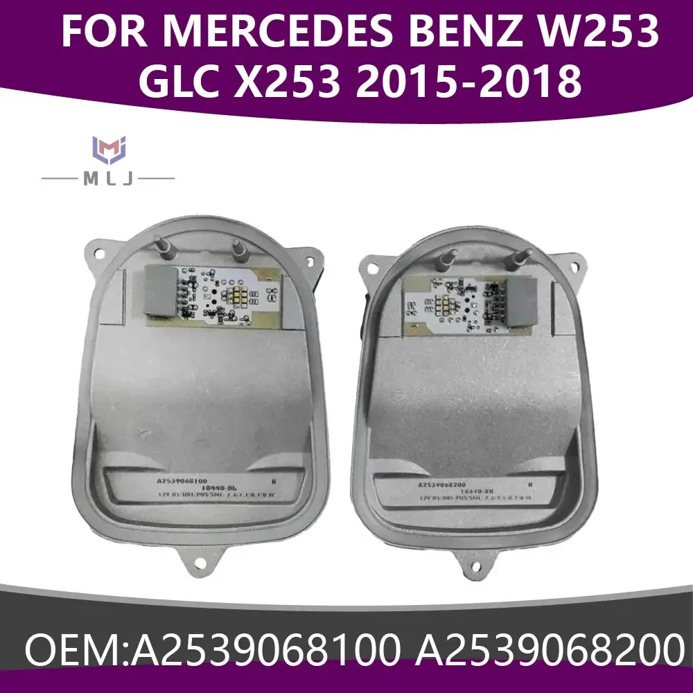 

A2539068100 A2539068200 LED DRL Light Headlight Control Module For Mercedes Benz W253 GLC X253 2015-2018 Repair Replacement Part