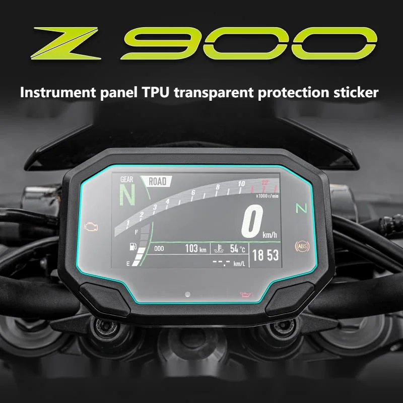 

Motorcycle Instrument Film Code Meter Tpu Transparent Protective for Kawasaki Z900 Z650 Z400