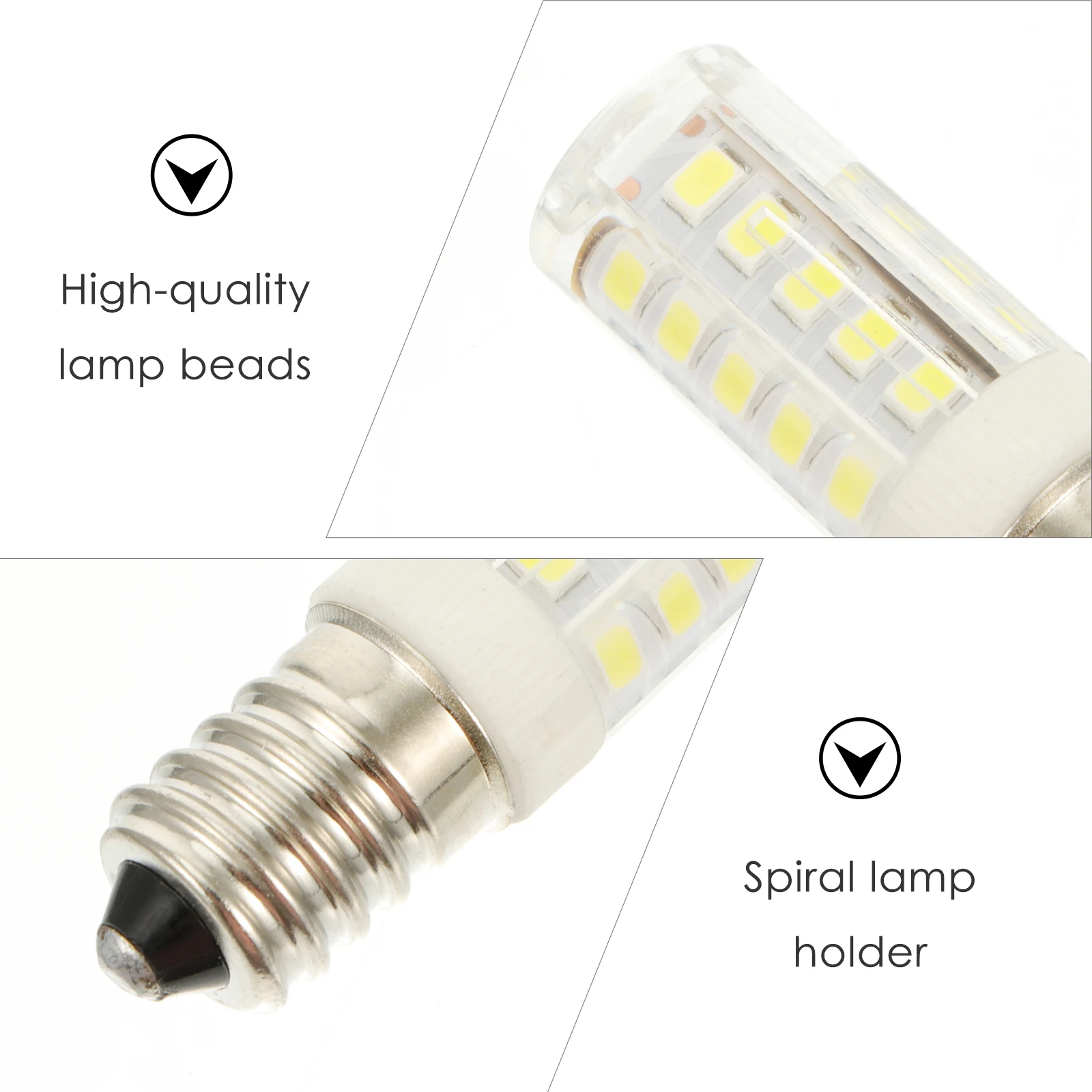 

4Pcs E14 Appliance Light Bulb 3W LED Fridge Microwave Oven Freezer Compact Size Refrigerator Bulb Refrigerator Light