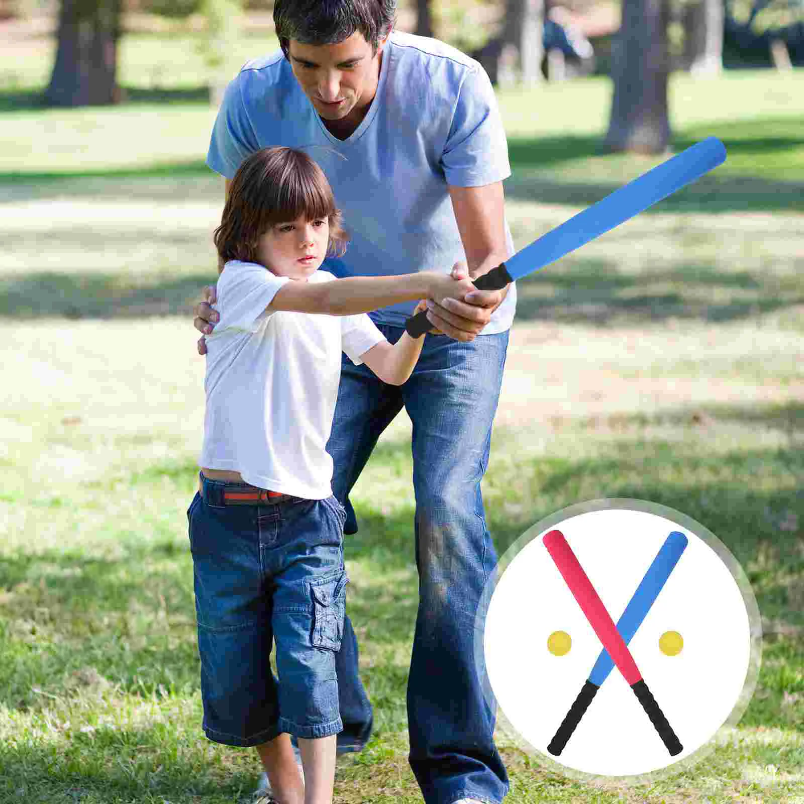 

Kids Baseball Toy Foam Sports Bat Sponge Toys Portable Suit Lightweight Hitting Practice