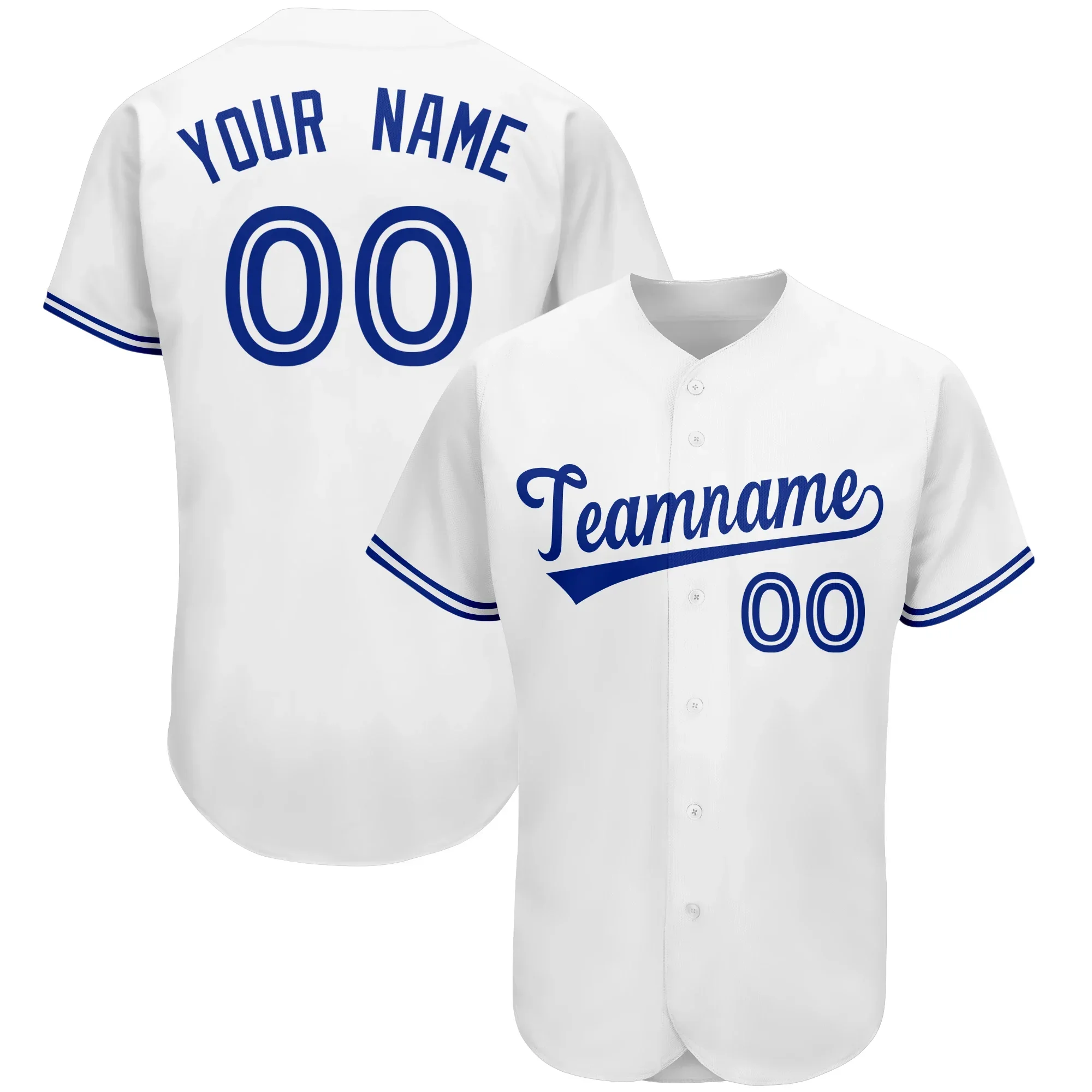 Customize Baseball Jersey Team/Your Name&Number Print Breathable Washable Soft Button down shirts for Men/Lady/Kids Big size