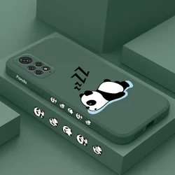 Sleepy Panda Phone Case For Xiaomi Redmi Note 13 12 12S 11 11S 11T 10 10A 10T 10S 9T 9 8 7 Pro Plus 10C 9T 4G 5G Cover