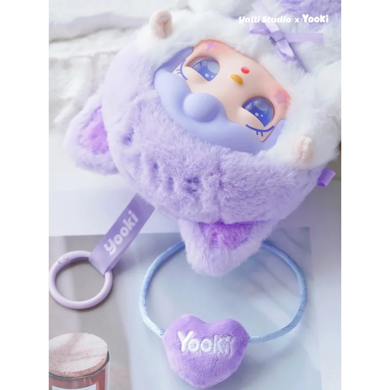 Caixa cega genuína yooki 2 geração meowmeow série do jardim de infância bonito figura de ação brinquedos kawaii anime figuras bonecas brinquedo presente