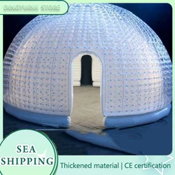Outdoor Inflatable Tent Luxury camping geodesic dome house PVC dome tent camping dome tent