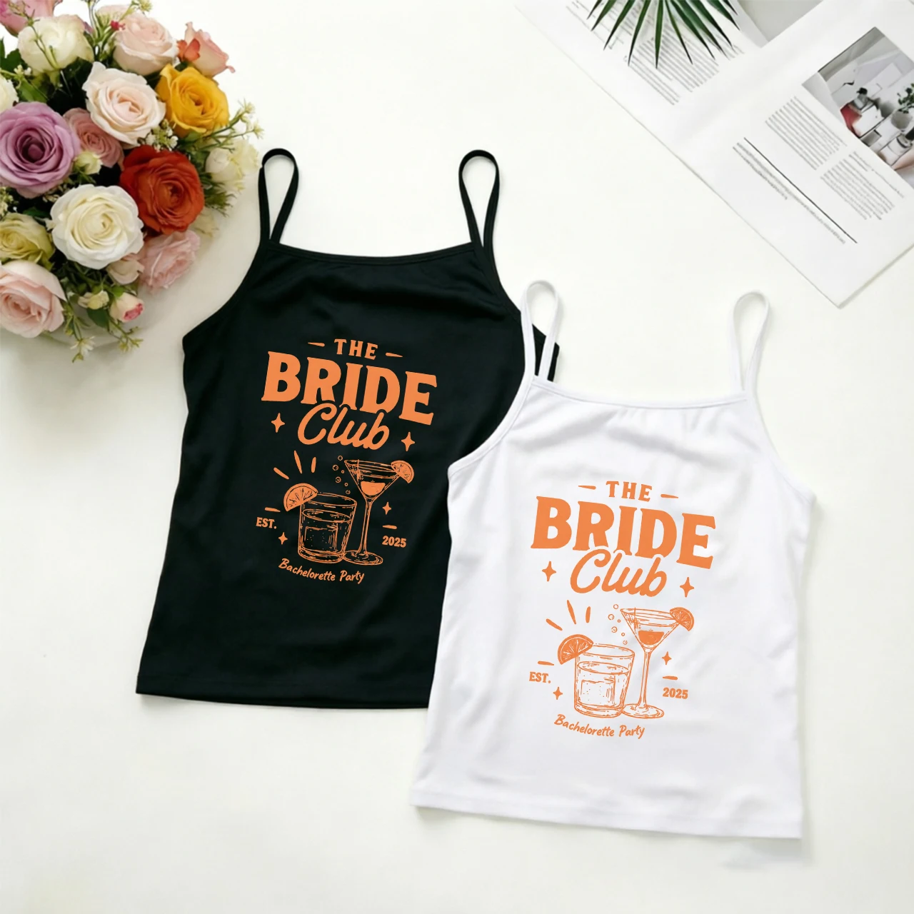 Bride Cami Tank Women Summer Sleeveless Crop Top Bachelorette Party Squad Cocktail Graphic Letter Print Wedding Outfit Y2K