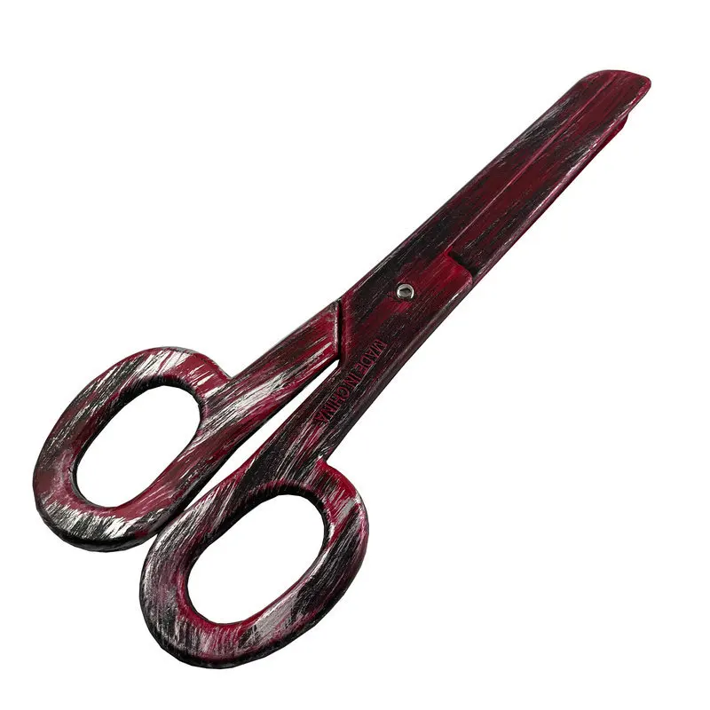L38cm Funny Large Plastic Clown Scissors Film and Television Props Party Halloween Performance Masquerade Scissors Props
