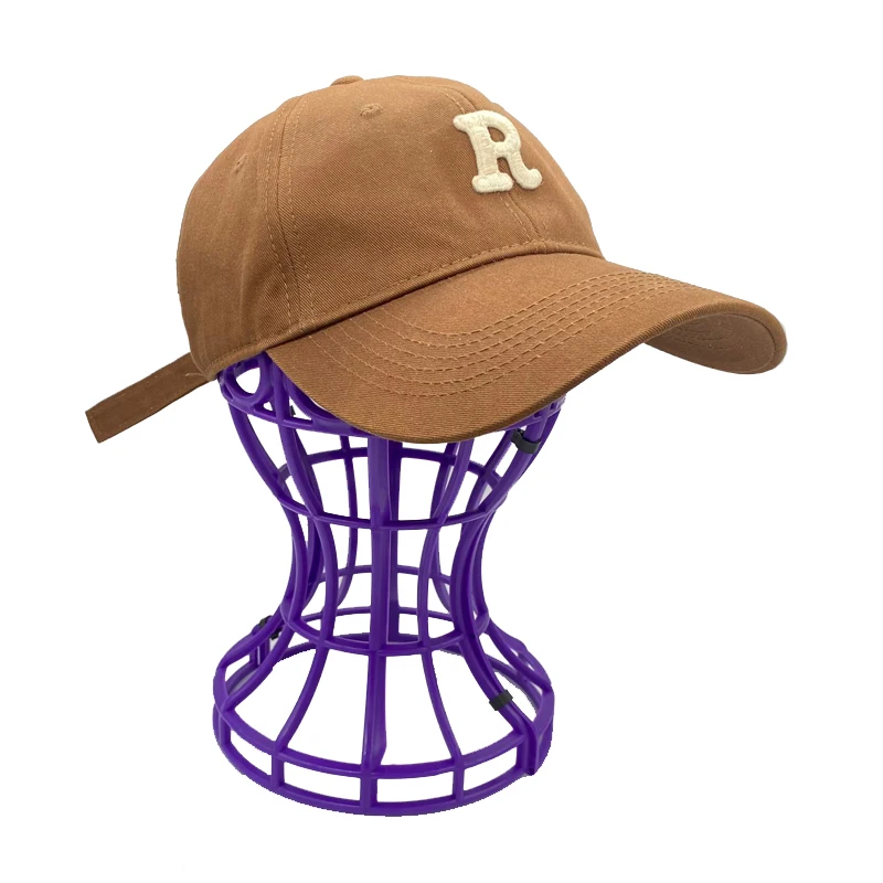 Quality Stand 3 Color Lantern Shape Plastic Wig Stand Hat Cap Holder Foldable Multi-Purpose Wig Head Stand Wig Accessories