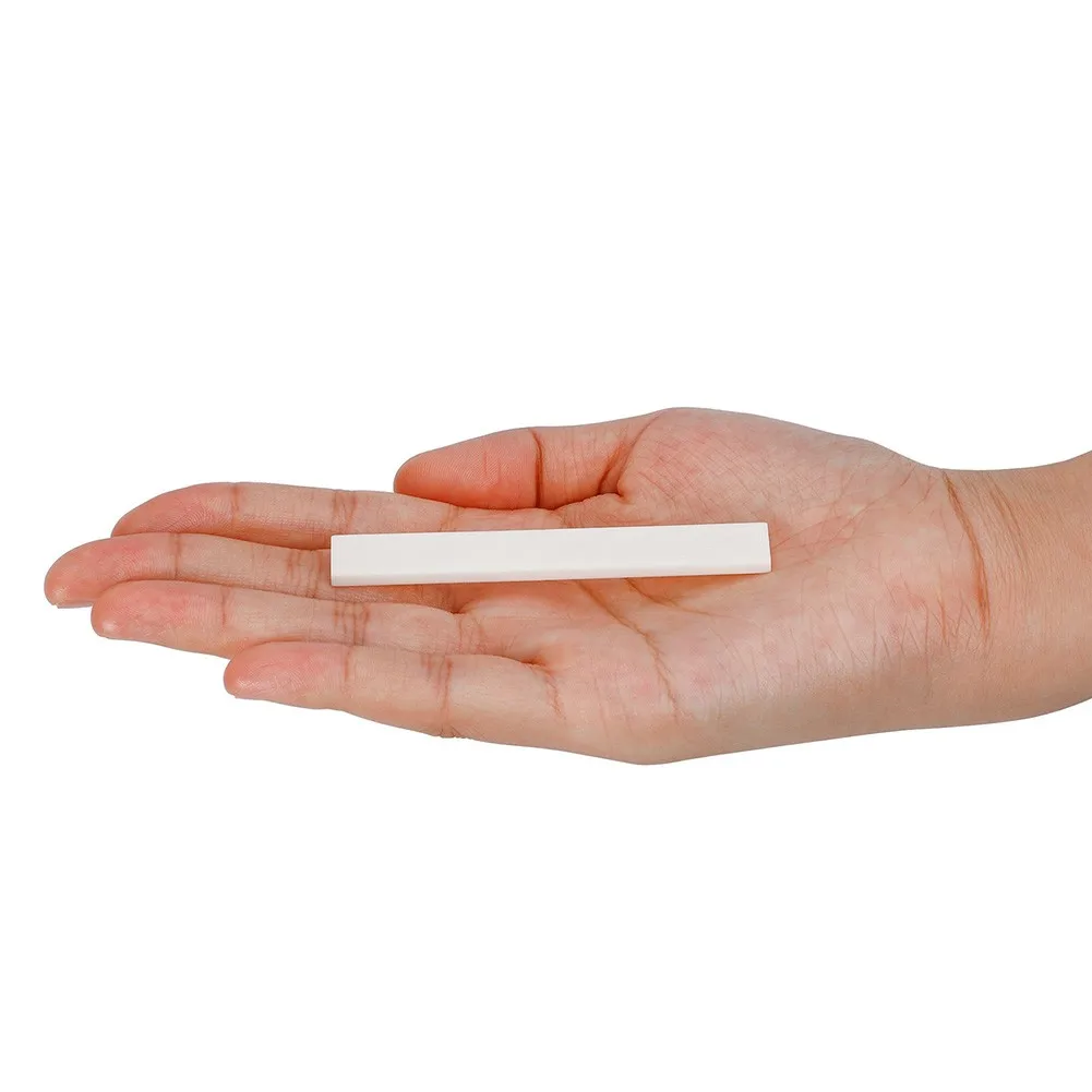 Enhance Durability and Sound Quality with Cow Bone Blank Saddle Ideal for Acoustic Classical Guitar (1/3/6 PCS)