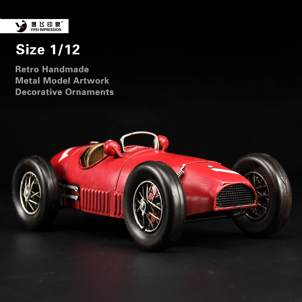 

Retro Nostalgic Vintage Car Living Room Racing Model Prop Model Iron Art Decoration Crafts Ornamental Home Decor