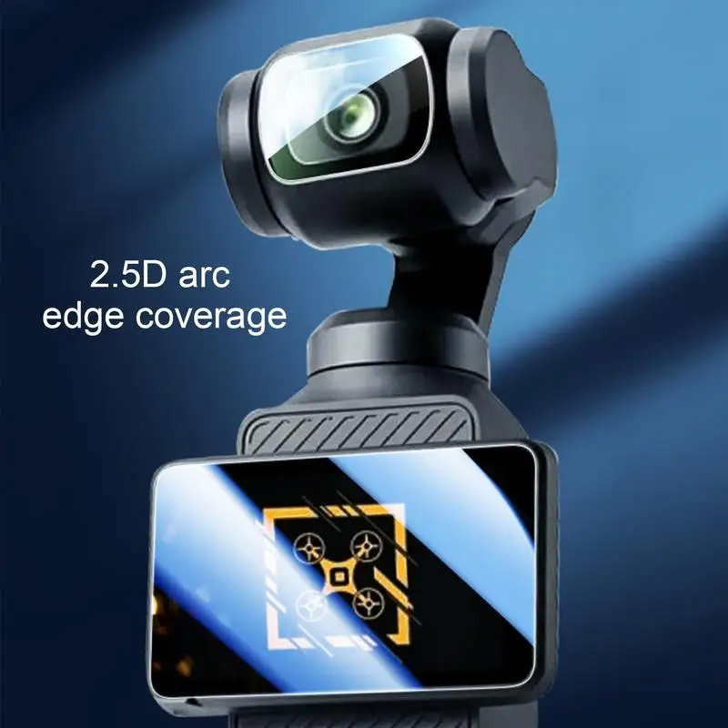 Защита экрана для DJI OSMO Pocket 3, защита от царапин, закаленная пленка, Защитная пленка для экрана смартфона камеры, 1/2 комплектов