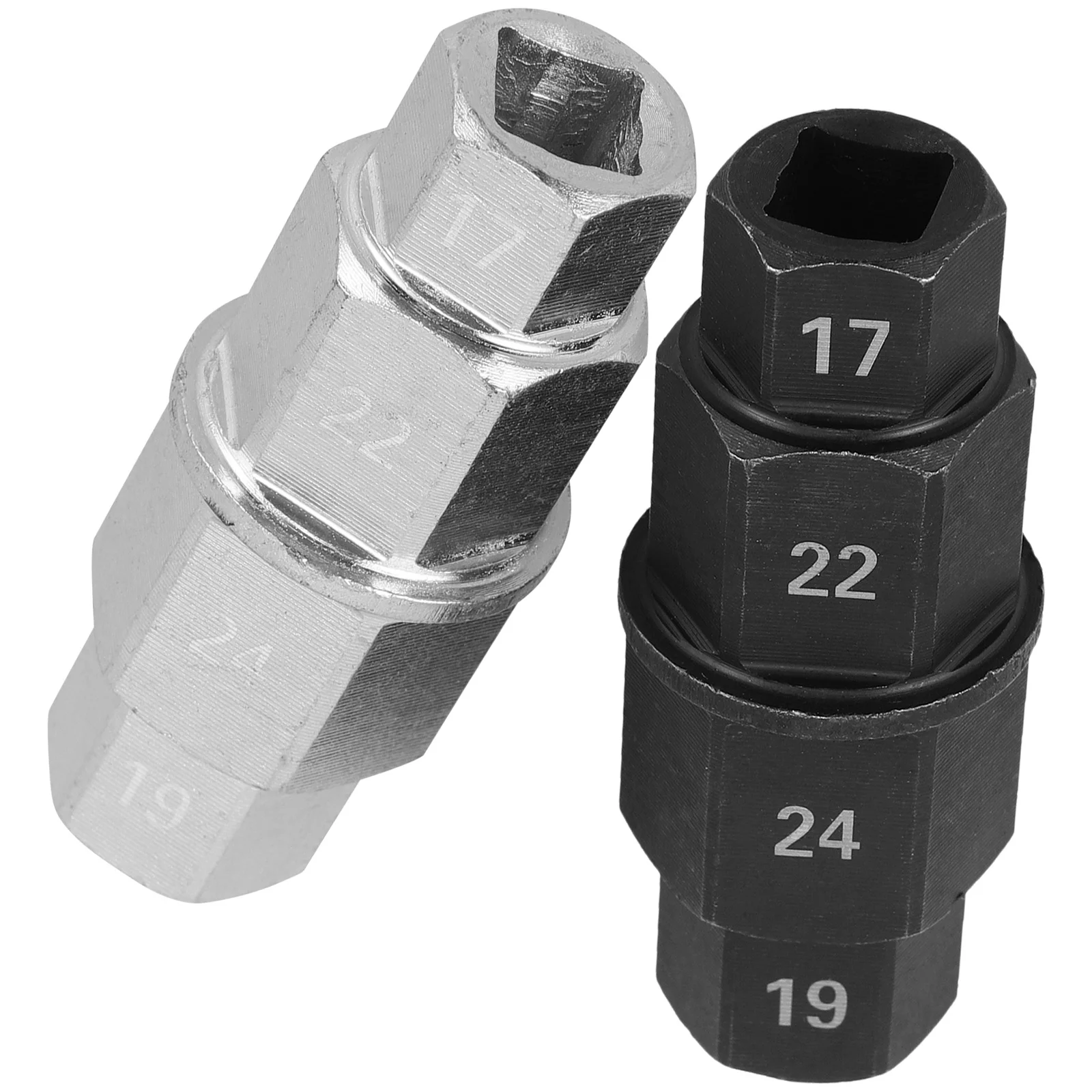 

2Pcs Motorcycle Front Wheel Spindle Socket Adapter Removal Tool Heavy Duty Hex Axle Removal Tool for Motorcycle Repair