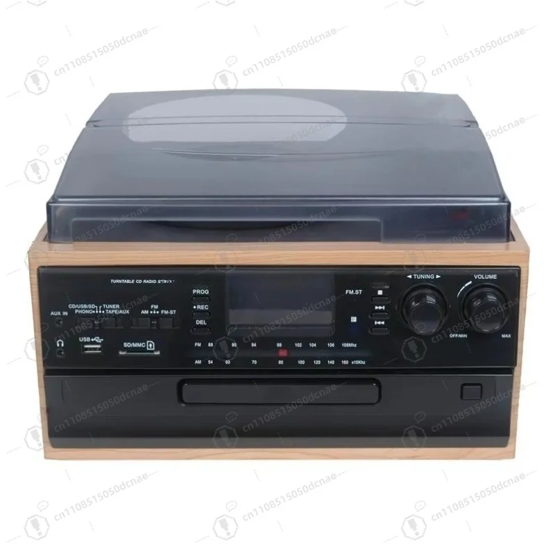 Portable 3-Speed Cruiser Turntable Custom Stereo Vinyl Player Built-in Speakers USB Output High-Quality Plastic Design