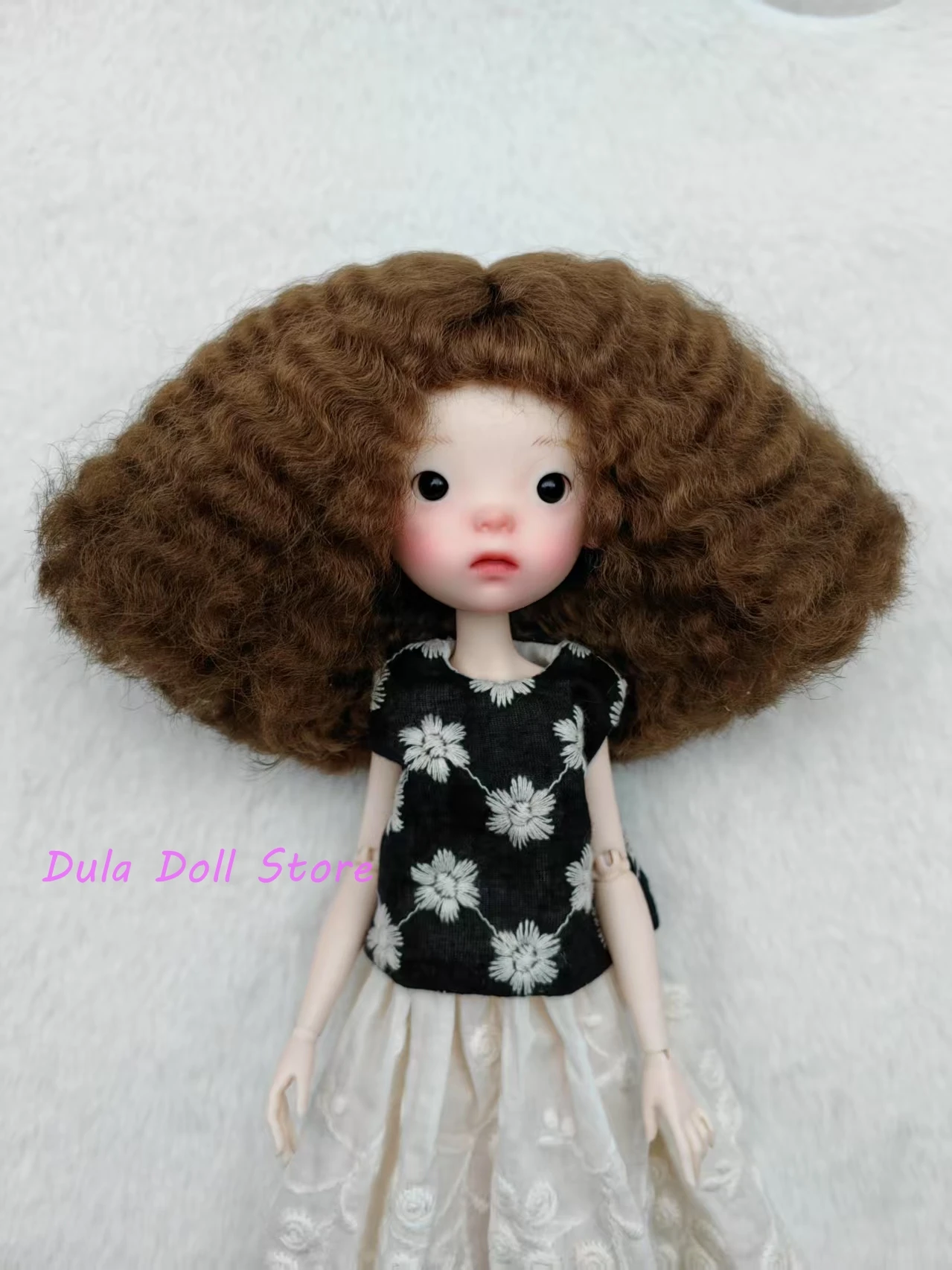 Dula 人形服ドレスパターンノースリーブベストスカートブライスランドアズランドウドゥ ob24 ob22 アゾンリカ 1/6 Bjd 人形