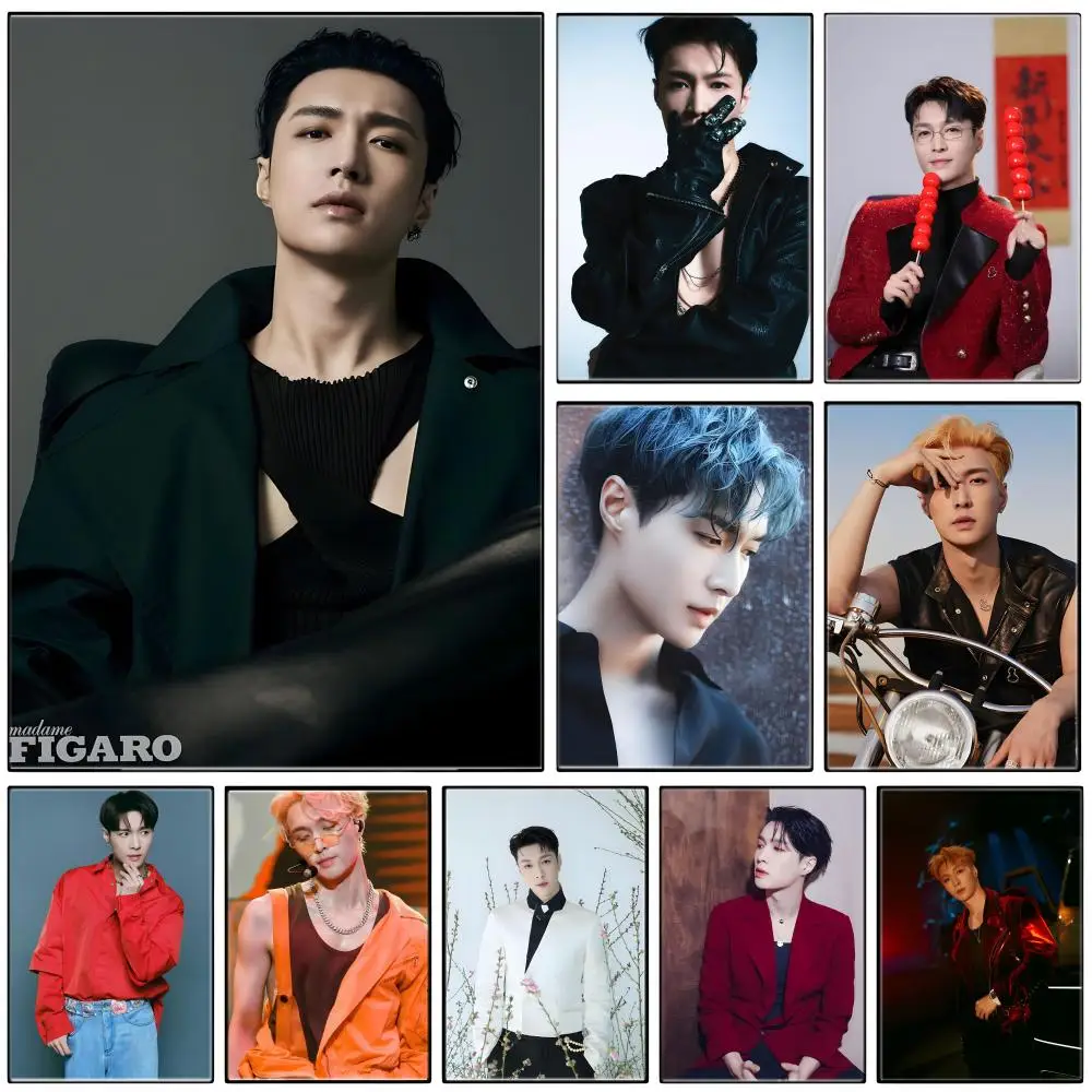 C POP Global Star L-Lay Zhang Poster  Self-adhesive Art Waterproof Paper Sticker Coffee House Bar Room Wall Decor