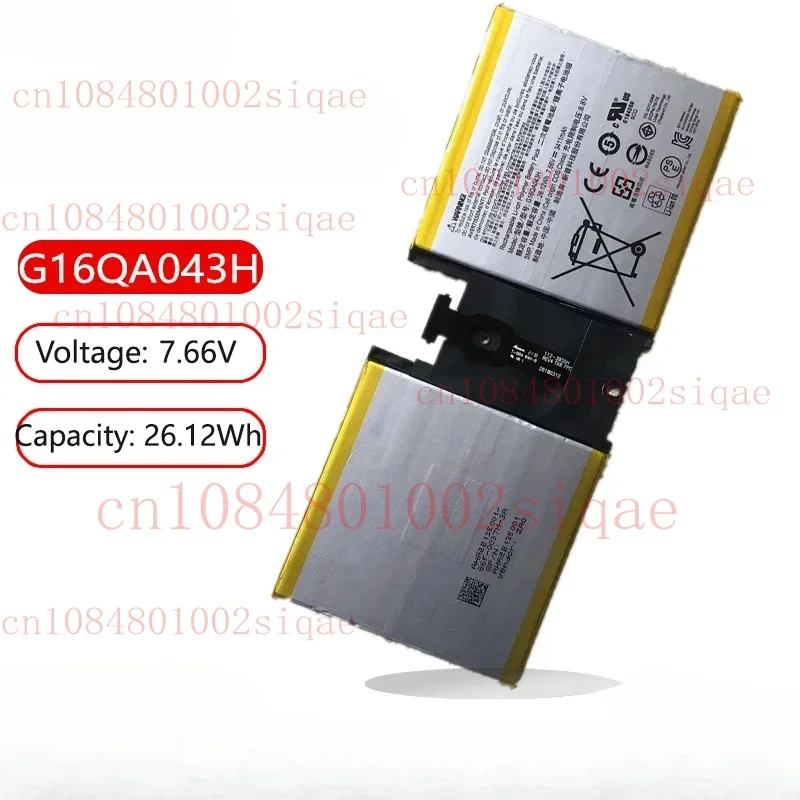 

New G16QA043H Laptop Battery For Microsoft Surface Go 1824 1825 2ICP4/76/76%100 test