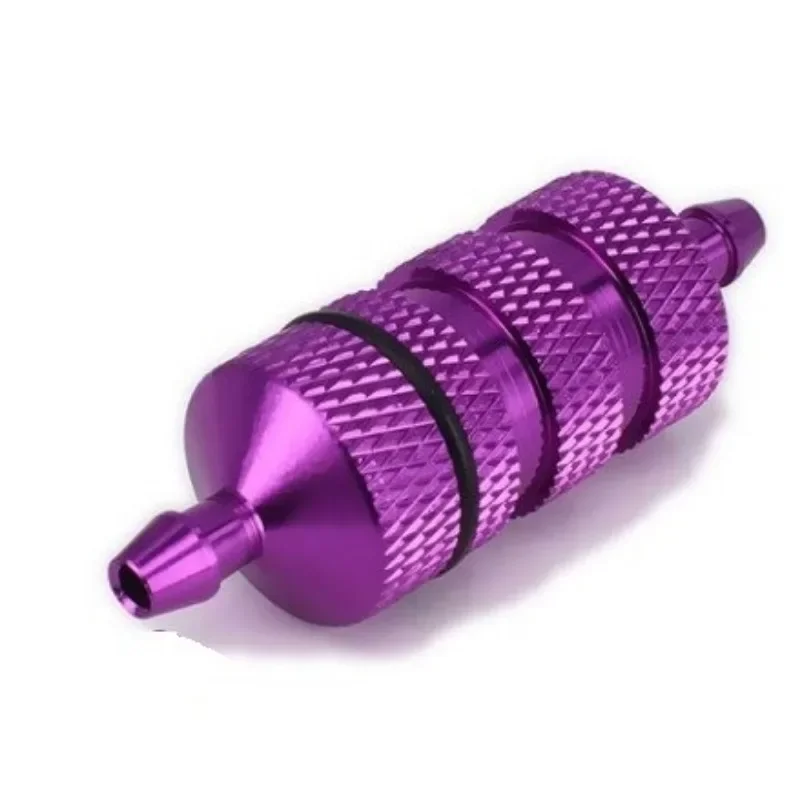 Filtro de combustible 1/8 1/10 filtro de aceite RC aluminio modelo piezas de repuesto de coche 80118 para vehículo HSP Hobo HPi Leihu Henglong