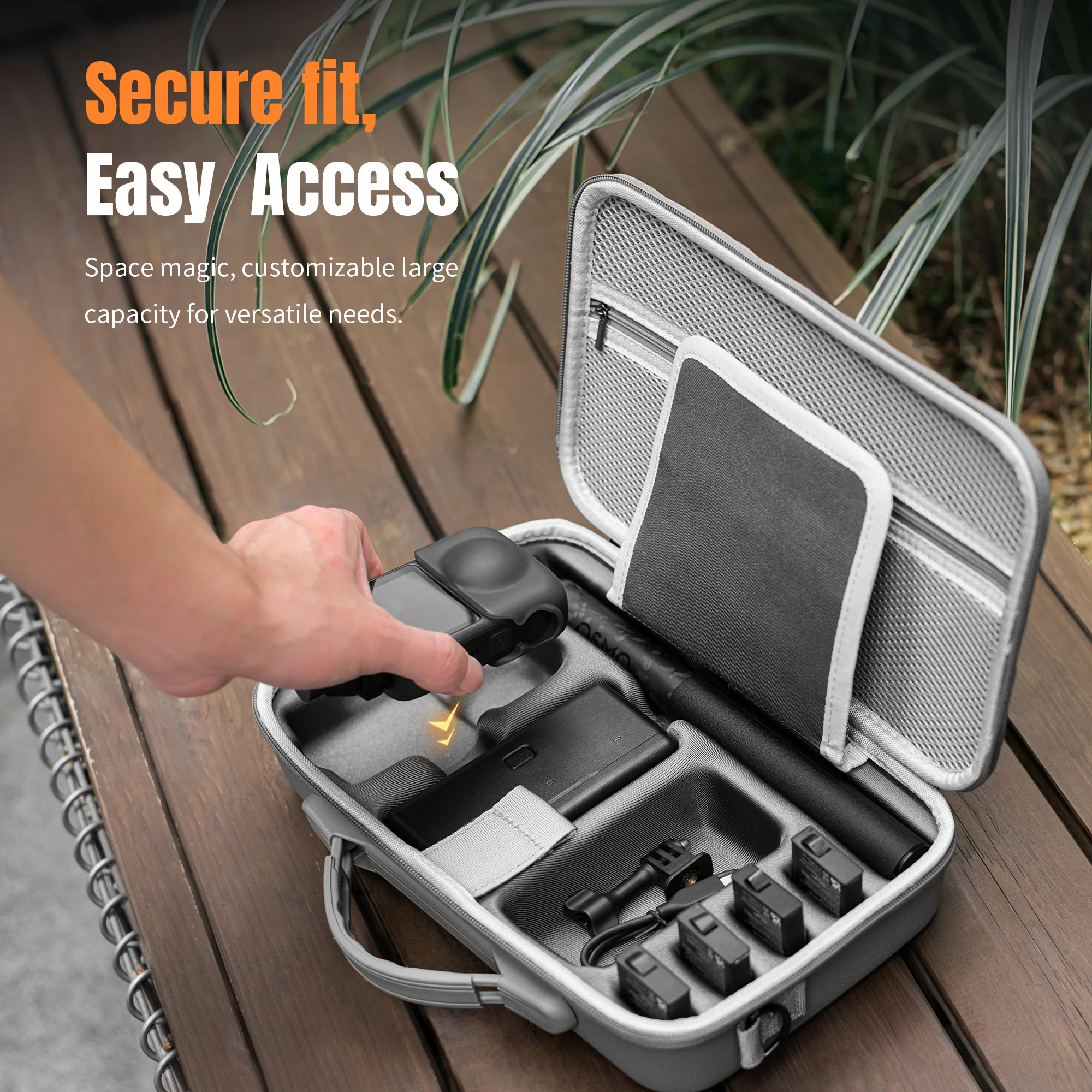 Carrying Case Travel Shoulder Bag For DJI OSMO 360 Camera Accessories Storage Bag PU Portable Handbag Box