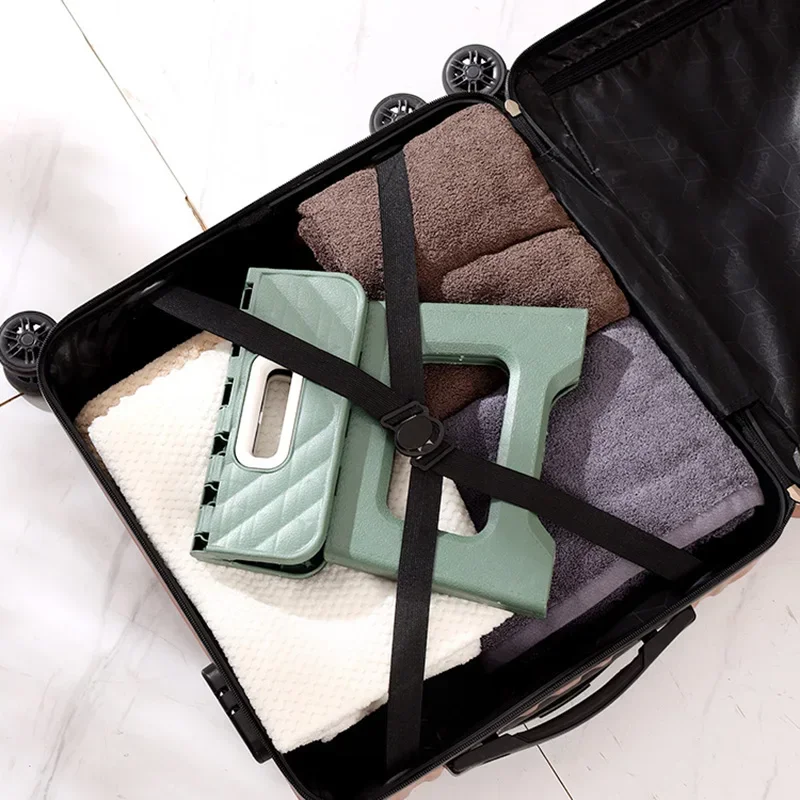 Lightweight Folding Step Stool Multi Purpose Handheld Thickened Footstool Non-Slip Plastic Small Benches Kitchen