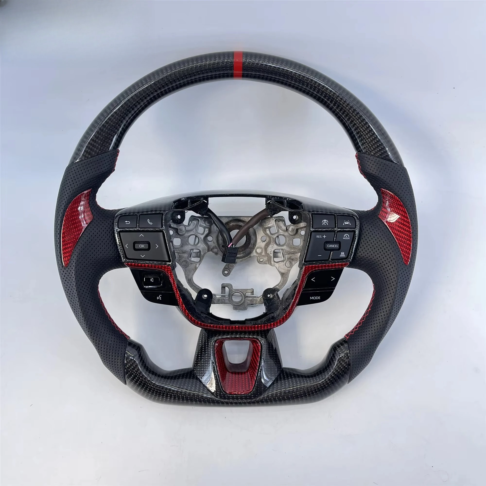 Real Carbon Fiber & Leather Steering Wheel Factory Hot Sales Hot Style for 2025  Camry