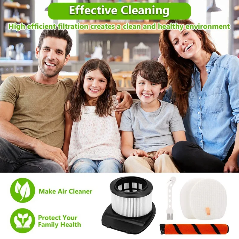 قطع غيار الفرشاة الرئيسية لمرشحات HEPA المتوافقة مع ملحقات المكنسة الكهربائية Shark IZ201UK IC300