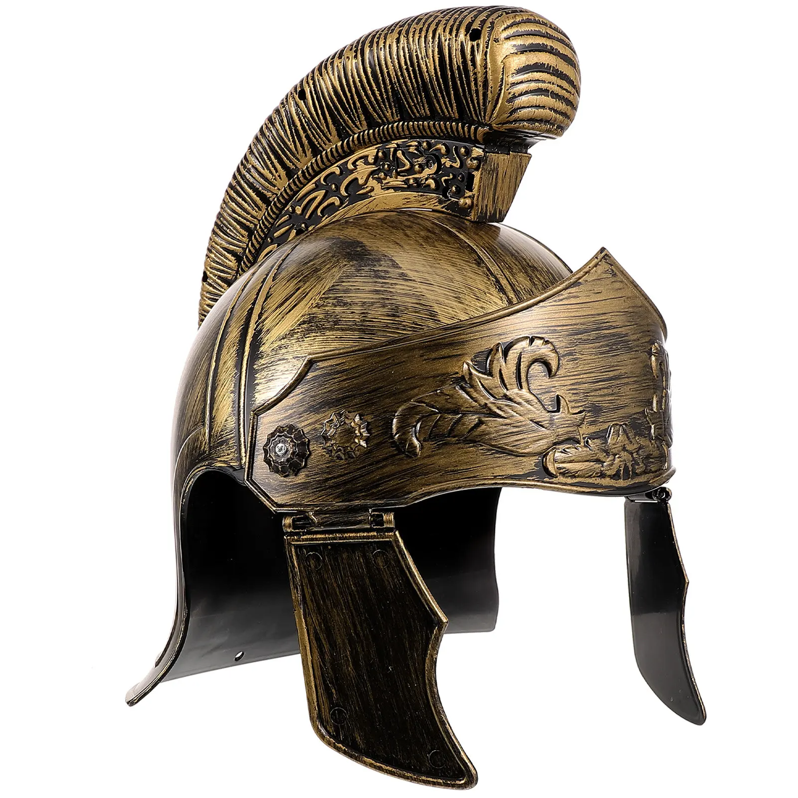 Roman Soldier Style Lightweight PVC Headgear Cosplay Party Prop Decorative Soldier Hat Performance Accessory