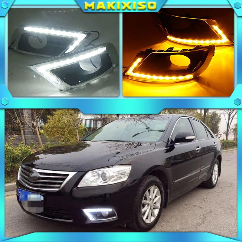 

Led Drl For Toyota Camry 2009 2010 2011 drl Daytime Running Light Front Bumper Driving Fog Lamp Daylight Headlight Accessories