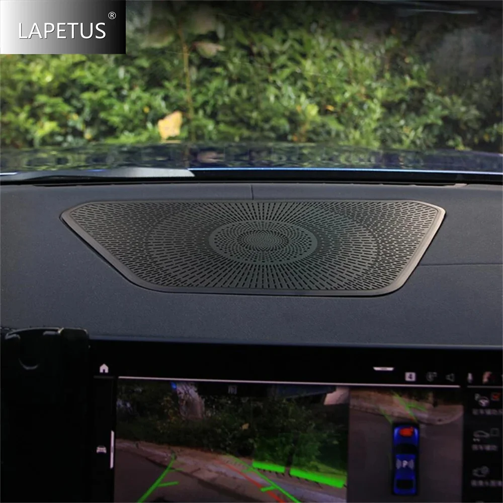 

Metal Auto Central Stereo Speaker Audio Sound Loudspeaker Decor Panel Cover Trim Accessories For BMW 3 Series G20 2019 - 2024