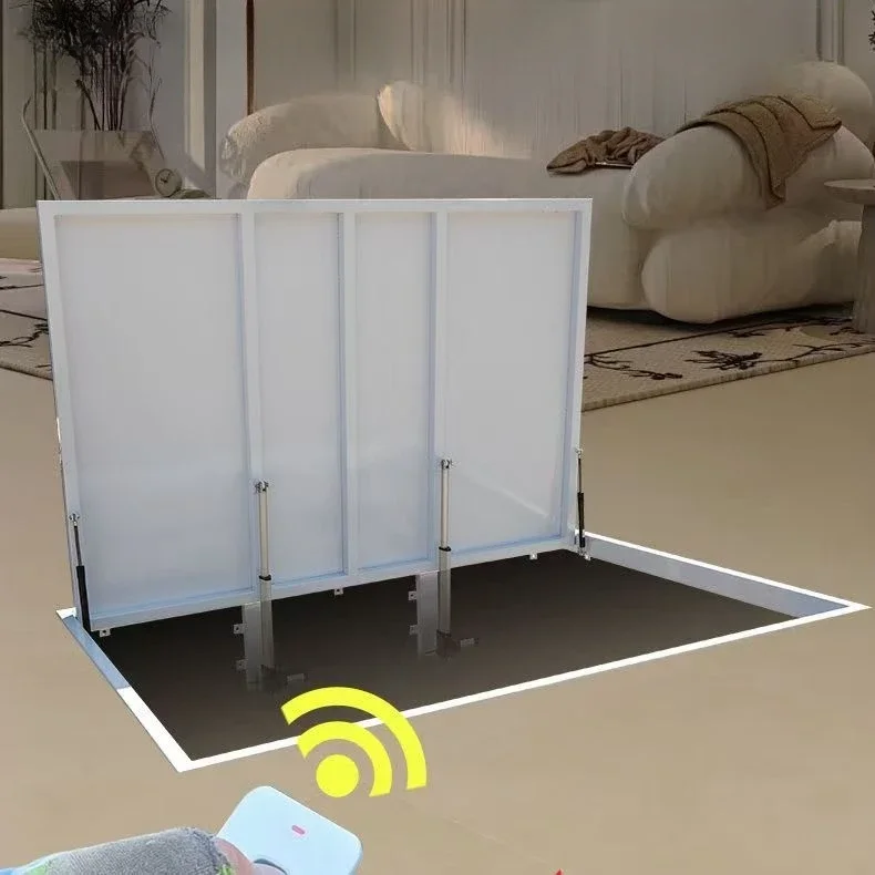 Steel Basement Concealed Cellar Door Electric Tile Floor/Wall Concealed Sliding Door System Trapdoor
