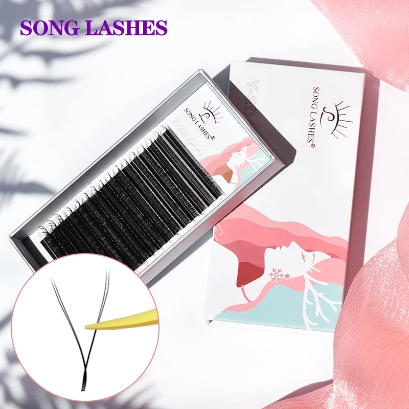 SONG LASHES YY False Eyelash Extension Y Shaped Lashes Supplies Magnetic Eyelashes Make-up for Women Cosmetic Accessories