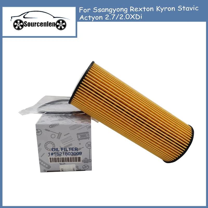 Brand New Genuine Oil Filter 1621803009 for Ssangyong Rexton Kyron Stavic Actyon 2.7/2.0XDi A1621803009 A1041800109