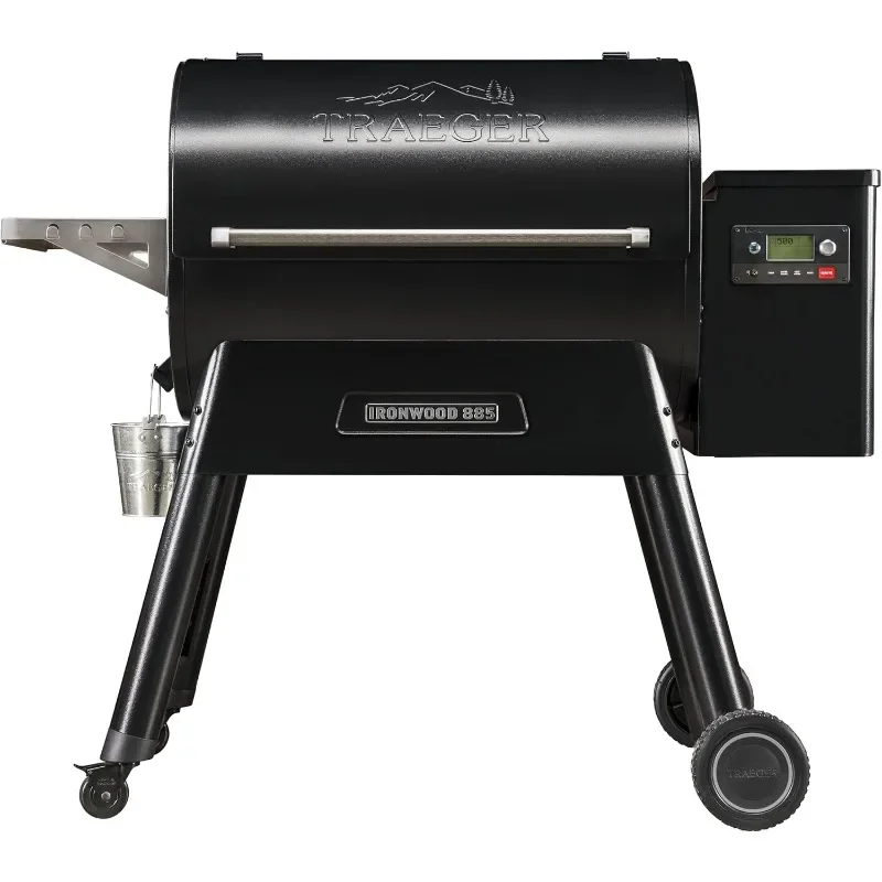 Traeger Grills Ironwood 885 Electric Wood Pellet Grill and Smoker, Black, 885 Square Inches Cook Area,500 Degree Max Temperature