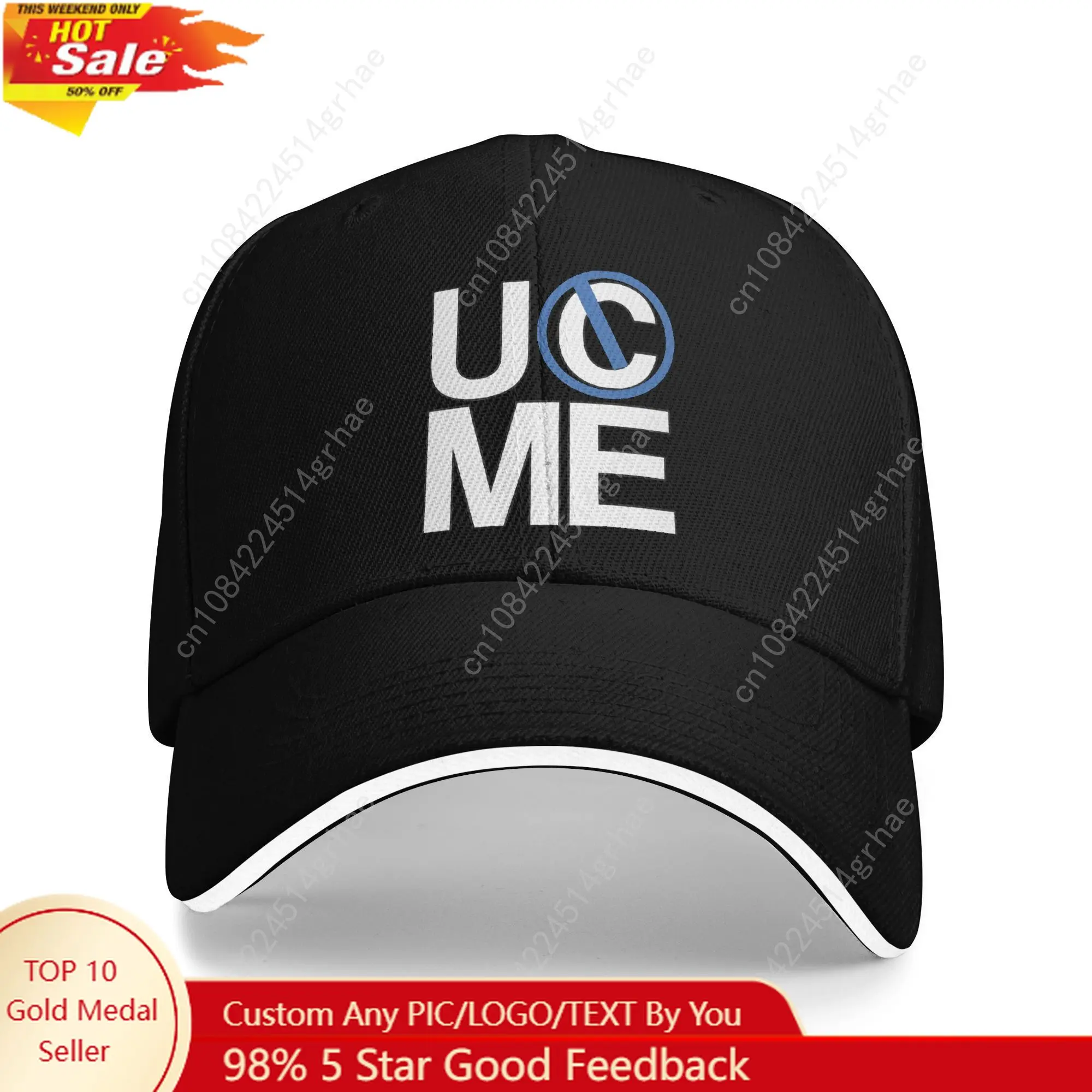 

UCME John Cena Baseball Cap Hip Hop Farewell Tour 2025 Sandwich Cap Unisex Adjustable Dad Hat Workouts