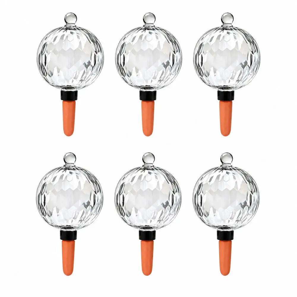 2/4/6pcs 850ml Capacity Automatic Watering Globes Terracotta Stake Control Water Dripper Flower Waterer Device Planter Insert