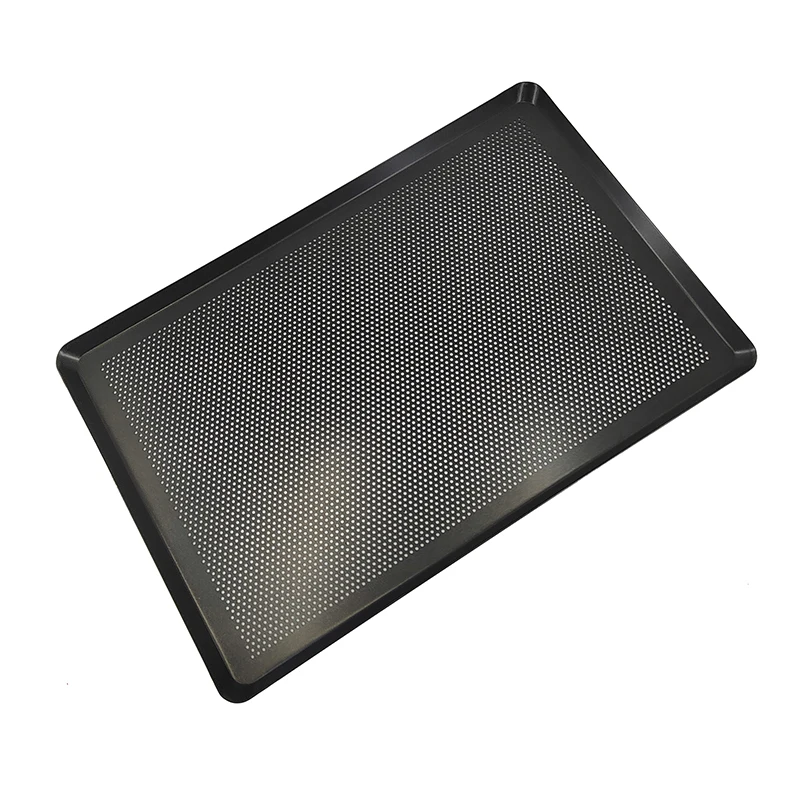 

Manufacturer Bulk Wholesale 60*40 60 *80cm Non-stick Perforated Aluminium Metal Bakery Bread Baking Pan Trays