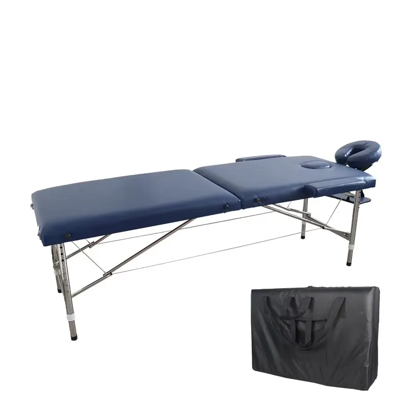 New Arrive Hot Selling  Cheap Convenient Space-saving Beauty Salon Furniture Treatment Stainless Steel Frame Folding Fa