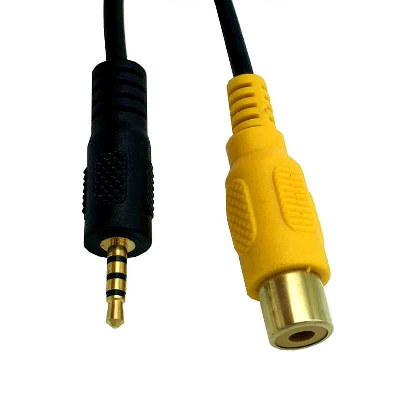 RCA AV-IN 케이블 자동차 후방 카메라, GPS, 2.5mm, 2.5mm, 0.3m