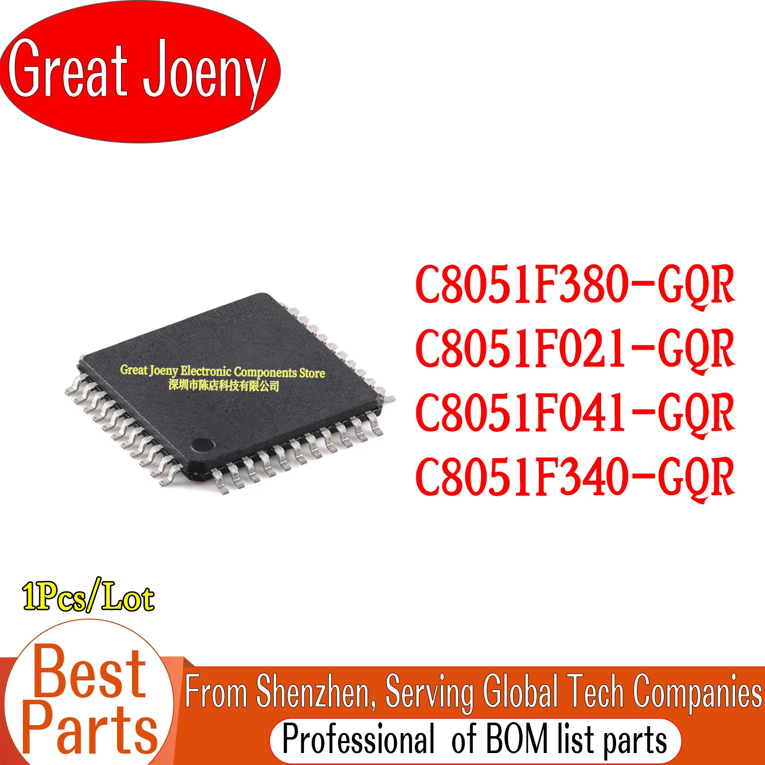 

C8051F380-GQR C8051F021-GQR C8051F041-GQR C8051F340-GQR C8051F380 C8051F021 C8051F041 C8051F340 IC MCU Chipset