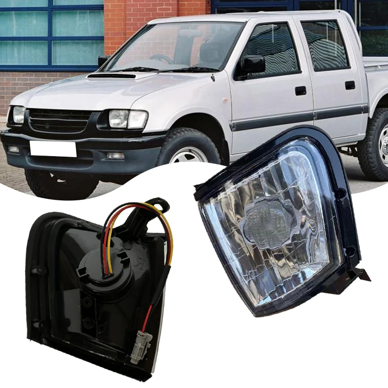 

Автомобильный светодиодный поворотный мигающий свет для Isuzu TFR TR UTE 2009, угловой фонарь дальнего света, предупреждающий сигнальный светильник, светильник переднего бампера