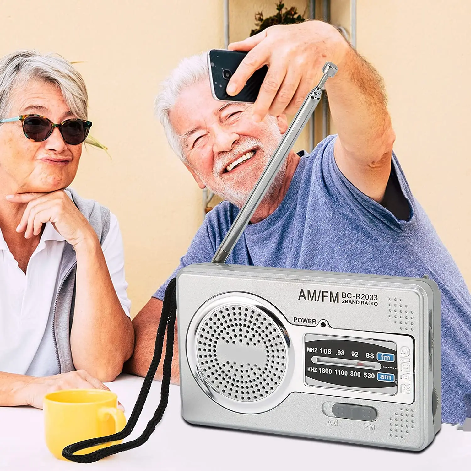 AM FM Transistor Radio,Portable Pocket Mini Radio Pocket Radio Small Walkman Radio with Loudspeaker