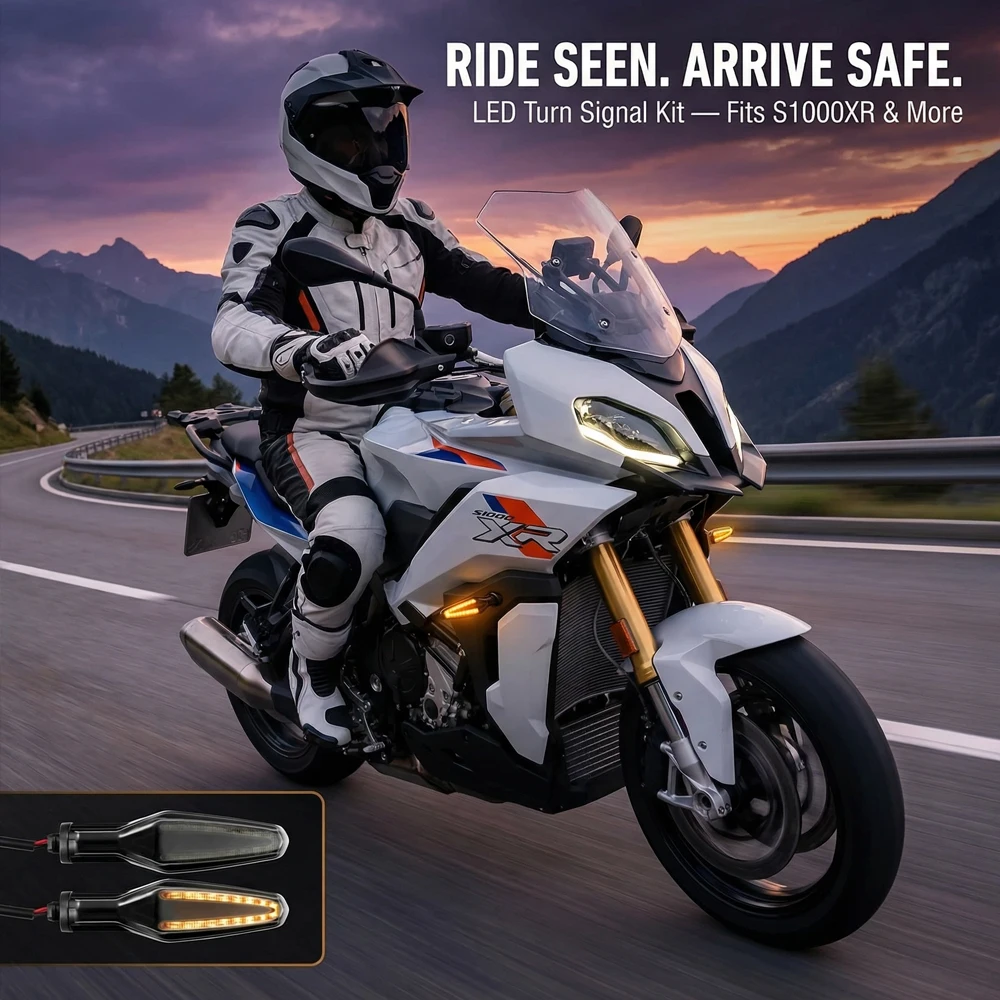 

For BMW R1250GS/ADV S1000R S1000XR F900XR 2020 Front/Rear LED Turn Signal Light Motorcycle Indicator Lamp R 1250 GS S 1000 R XR
