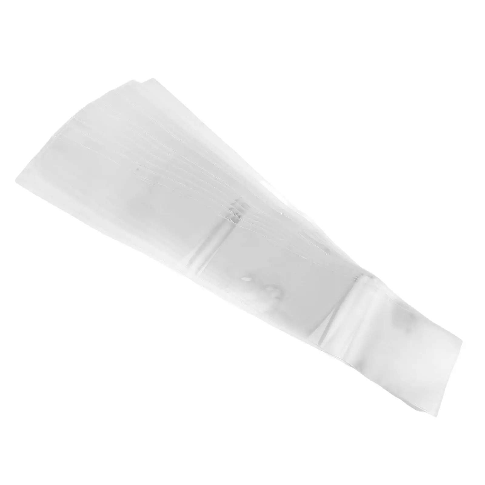 25Pcs Clear Plastic Tie Packaging Bags 30.3x3.9 Inch Dustproof Transparent Storage Sleeves for Men's Neckties Closet Drawer