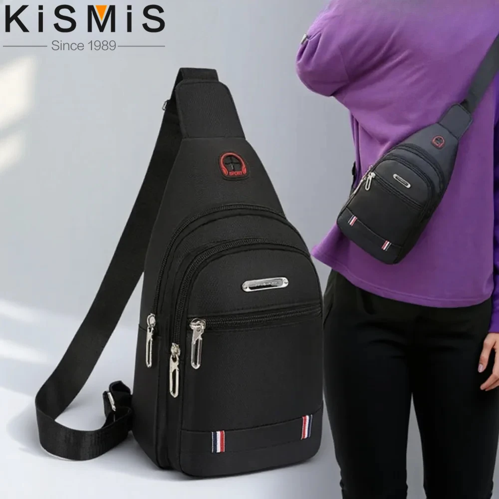 

Oxford Cloth Leisure Sports Backpack Shoulder Messenger Crossbody Bag Casual Outdoor Travel Daypack