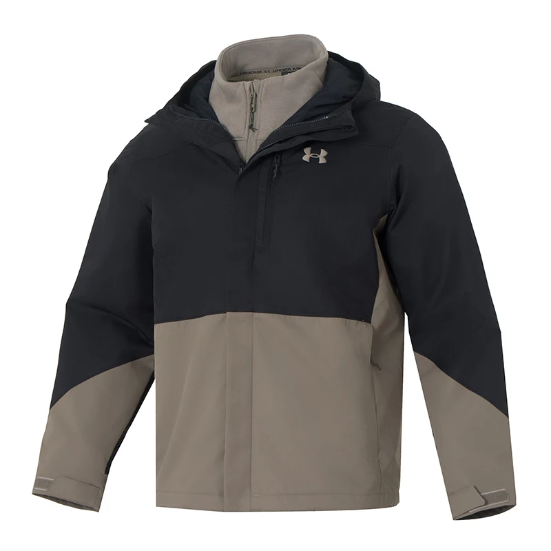

Мужская куртка Under Armour для активного отдыха и альпинизма со съемной подкладкой, ветрозащитная, теплая и удобная, куртка-трансформер 3-в-1 с капюшоном 6001213-200