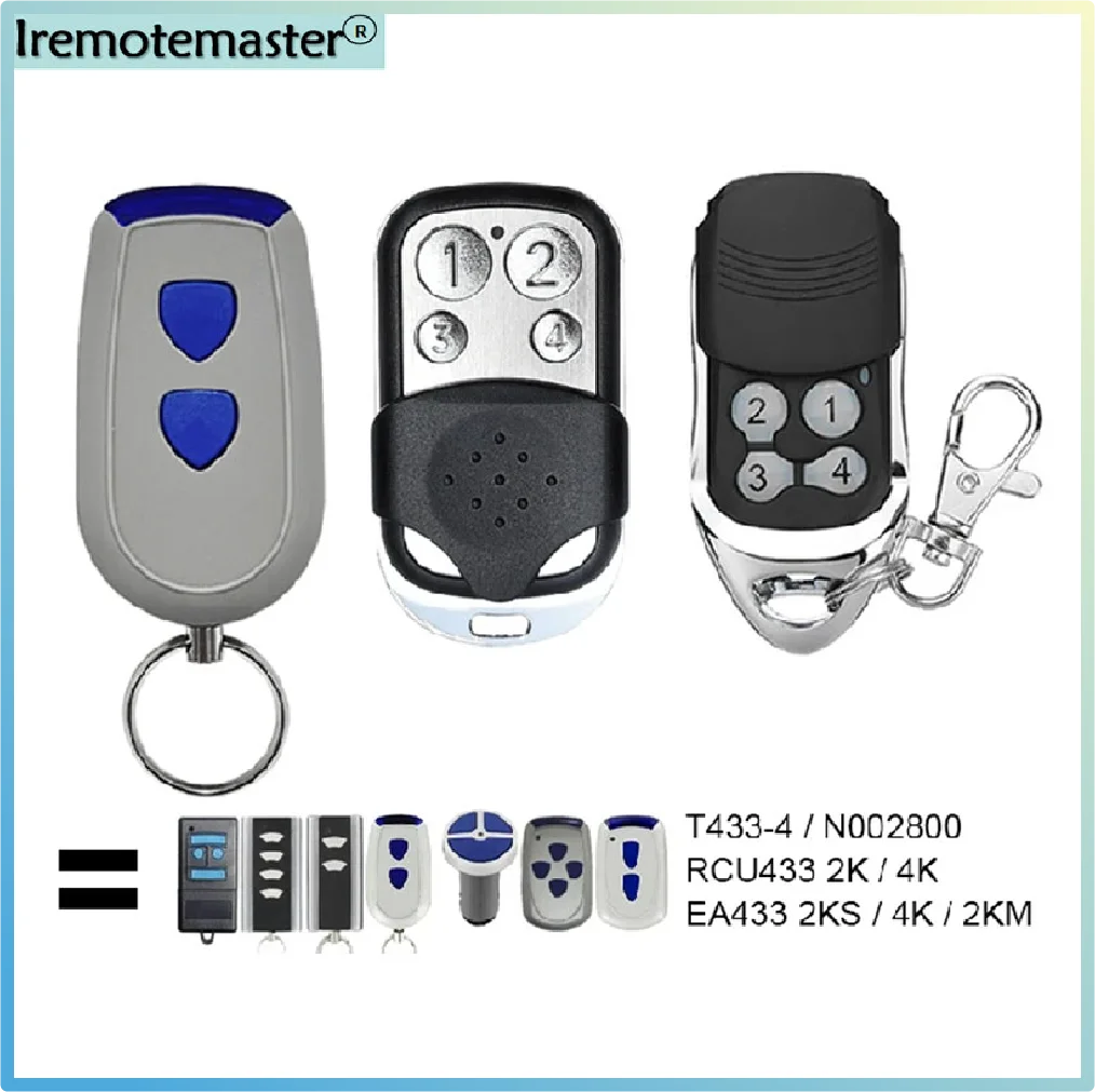 

For Normstahl / Crawford Standard Steel T433-4 Garage Remote Control RCU 433 2K 4K EA 433 2KS 4KS N002800 433MHz Rolling Code