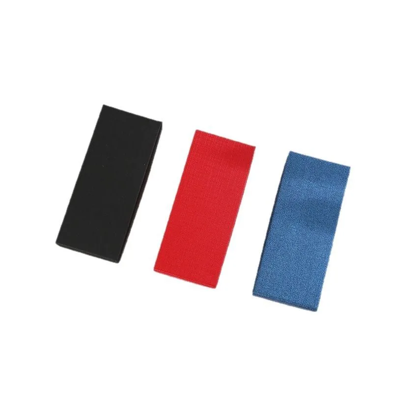 Customized High-end Keychain Box Rectangular Car Box Black Top and Bottom Lid Paper Box In Stock