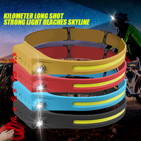 Rechargeable Headlight Motion Sensor 350 Lumen Hands Free LED Headlamp IP65 5 Modes Flashlight,Outdoor Running Cycling Fishing