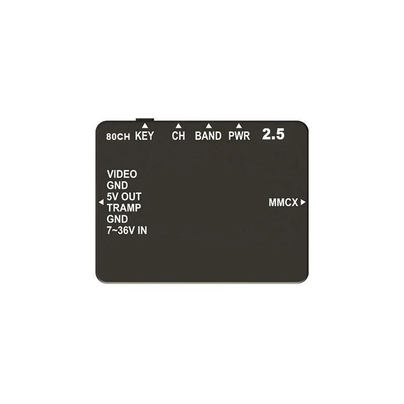 Foxeer Reaper Extreme 2.5W 5.8G 40CH Pitmode 25mW 200mW 500mW 1.5W 2.5W FPV regolabile VTX 2-8S 20X20mm per FPV a lungo raggio